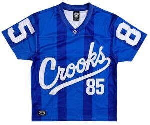 Crooks & Castles Men's Heavyweight Relaxed Fit Mesh Soccer Jersey